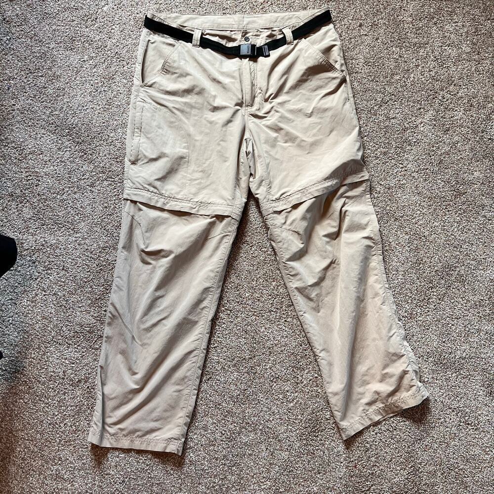 Koppen Pant Men's Cargo Gorpcore Convertible  Belted Hiking Outdoor Size Large